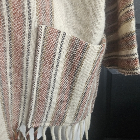 Rynning & Ihlen Handwoven In Norway Wool Shrug Cardigan Size M/L Lagenlook Boho - Picture 6 of 11